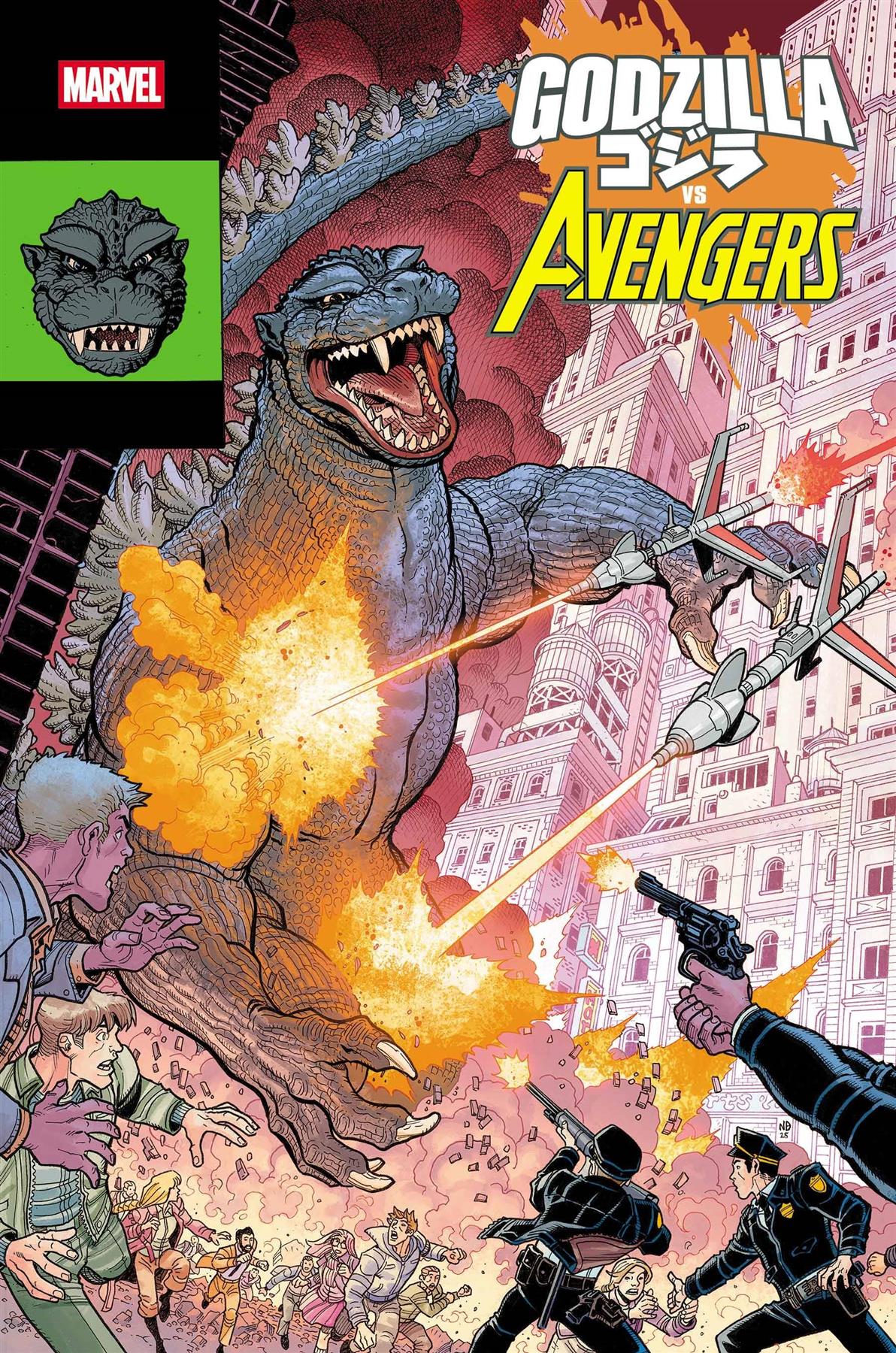 Godzilla Vs Avengers #1 Nick Bradshaw Monster Homage Var  Marvel Prh Comic Book 2025