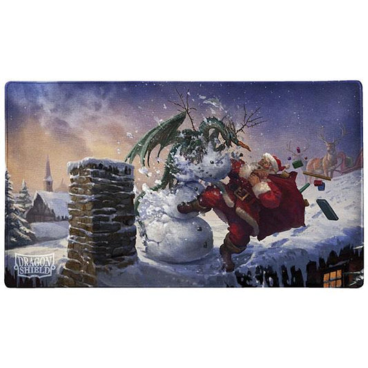 Dragon Shield: Playmat w/ Tube- 'Christmas 2025' Art, Limited Edition By Arcane Tinmen