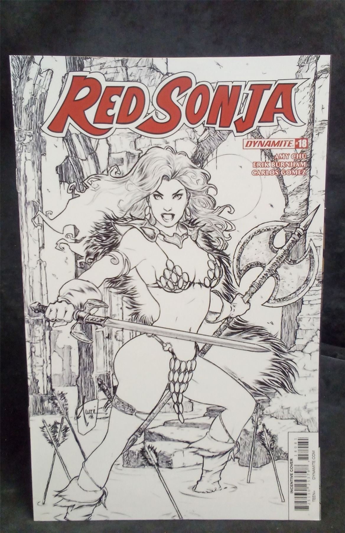 Red Sonja #18 Cover H 2018 Dynamite Entertainment Comic Book