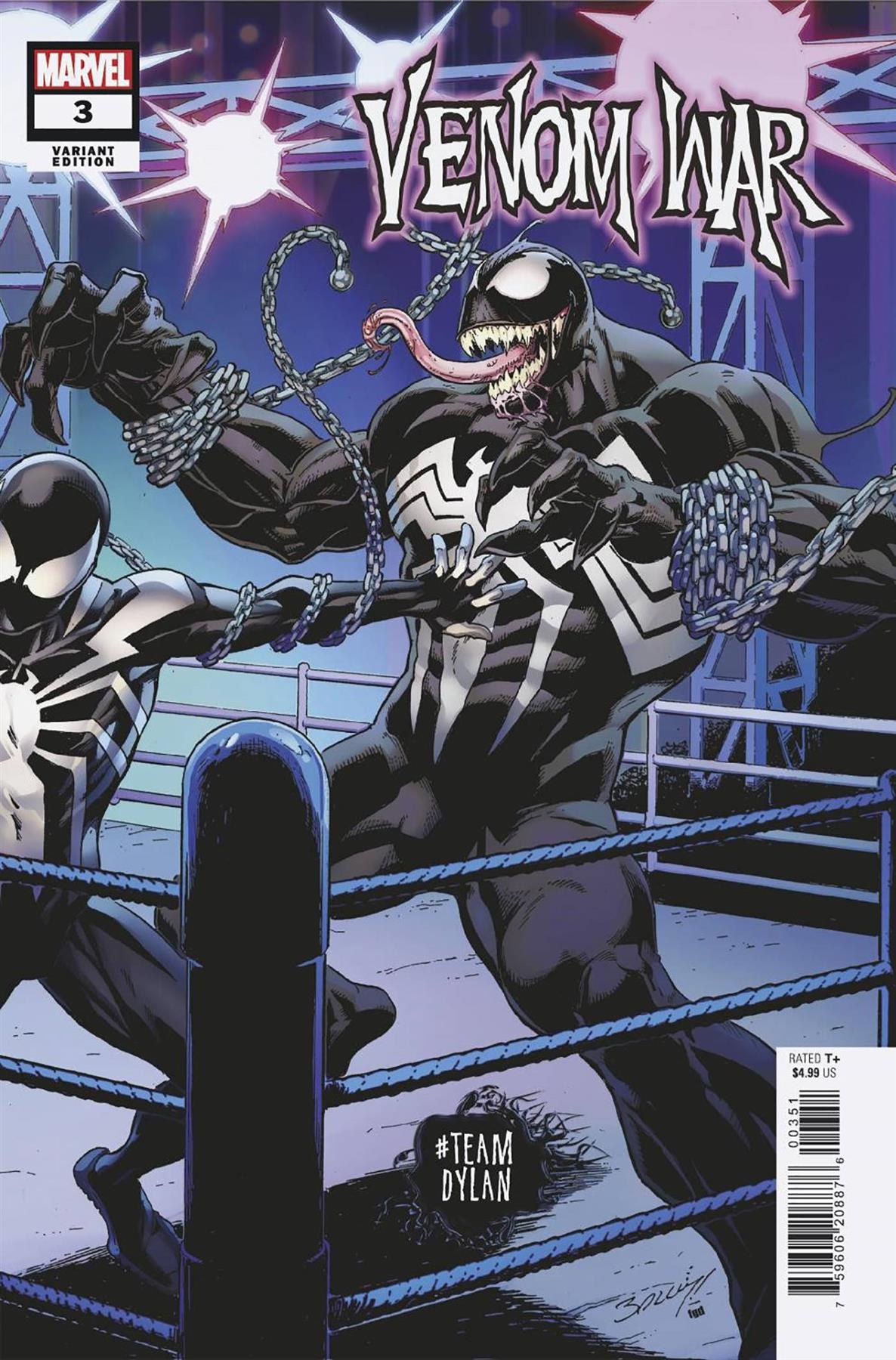 Venom War #3 Mark Bagley Team Dylan Var Marvel Prh Comic Book 2024