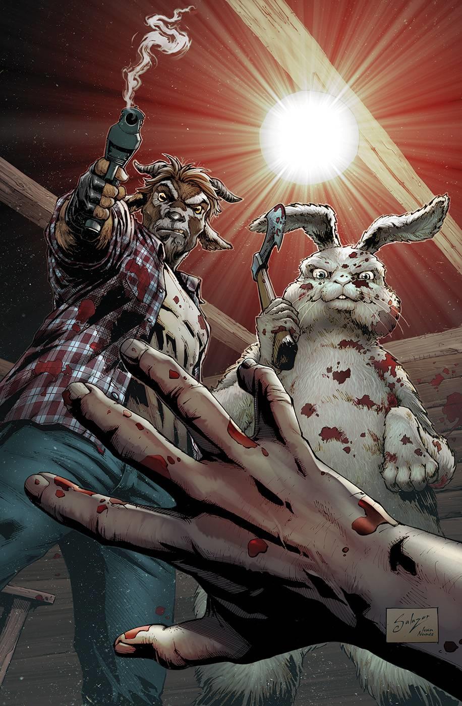 Man Goat & Bunny Man #1 (of 3) Cvr A Salazar Zenescope Entertainment Inc Comic Book