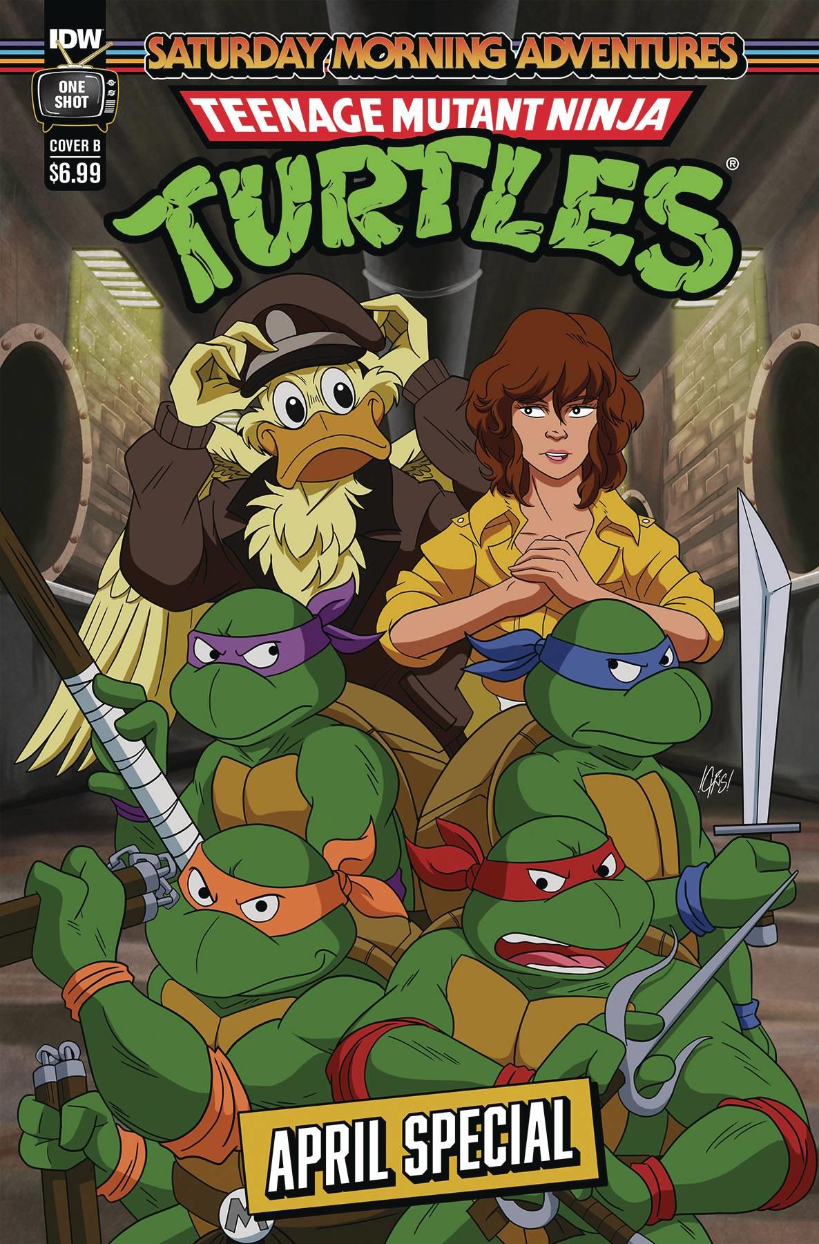 Tmnt Saturday Morning Adv April Special #1 Cvr B Jones Idw-prh Comic Book