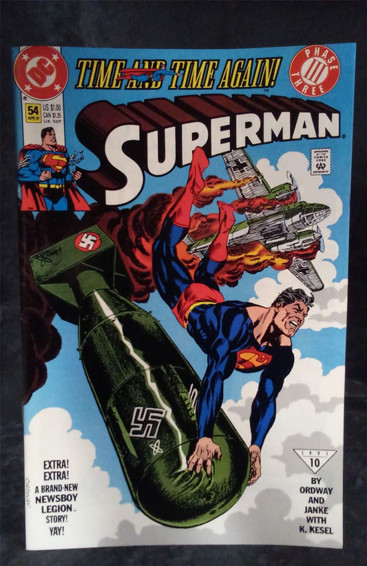 Superman #54 1991 DC Comics Comic Book