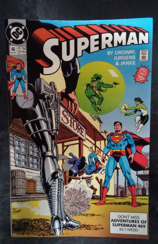 Superman #46 1990 DC Comics Comic Book