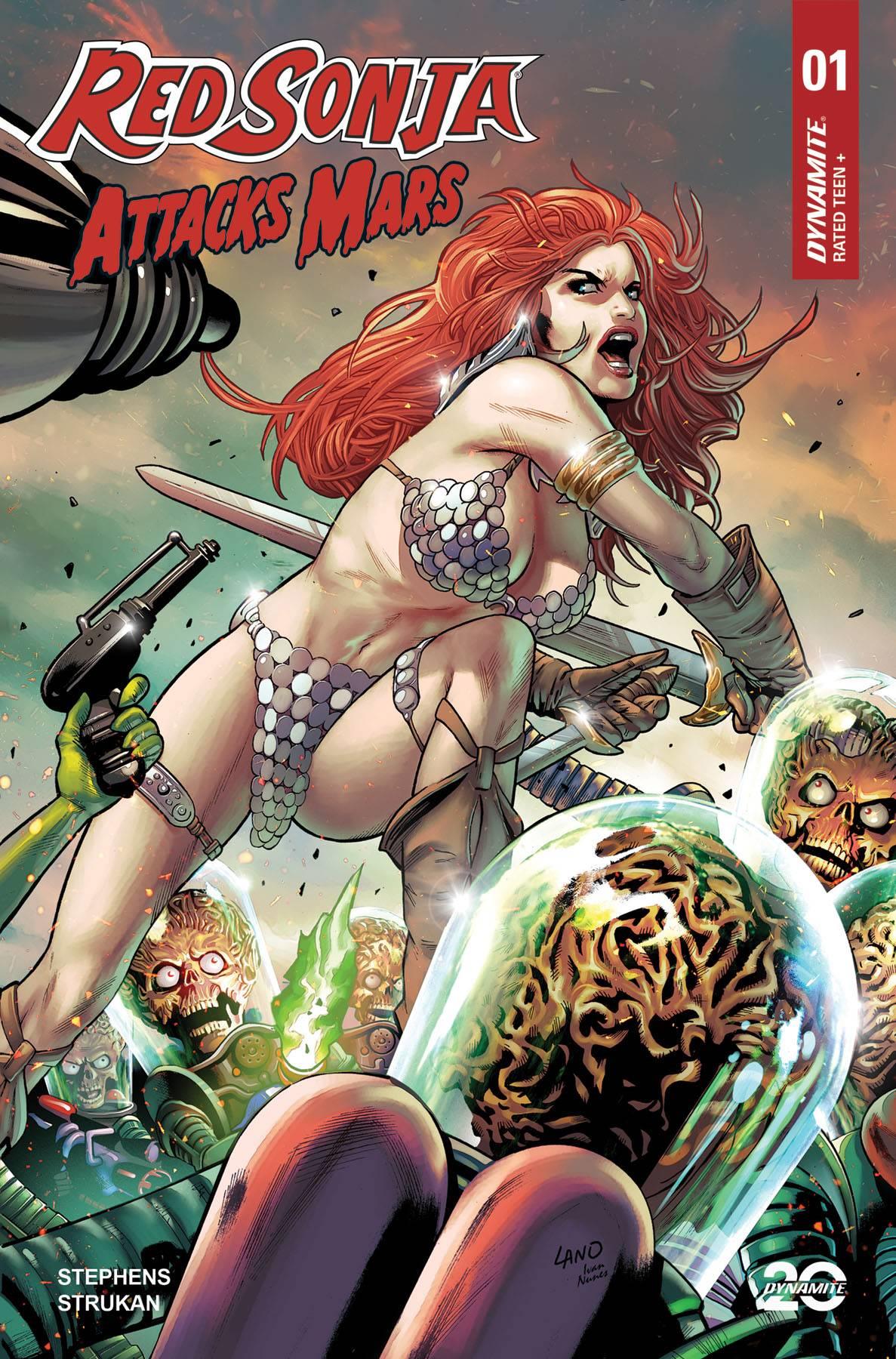 Red Sonja Attacks Mars #1 Cvr C Land Dynamite Comic Book