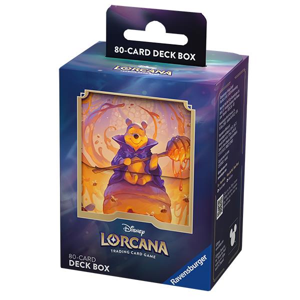 Disney Lorcana Azurite Sea Deck Box Pooh, Hunny Wizard TCG By Ravensburger