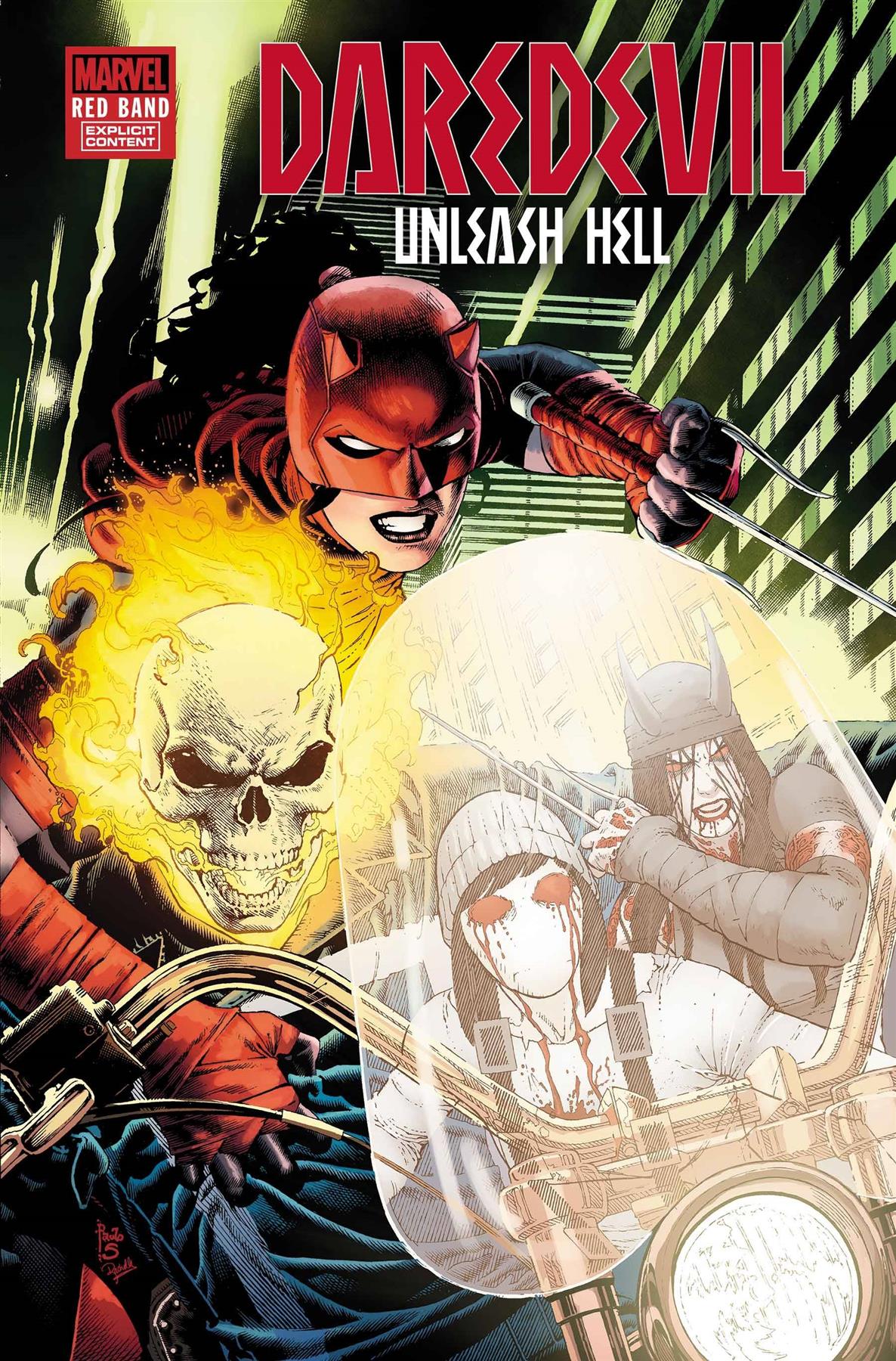 Daredevil Unleash Hell Red Band #4 (polybag) Marvel Prh Comic Book 2025