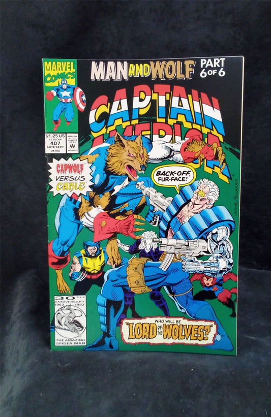 Captain America #407 1992 Marvel Comics Comic Book