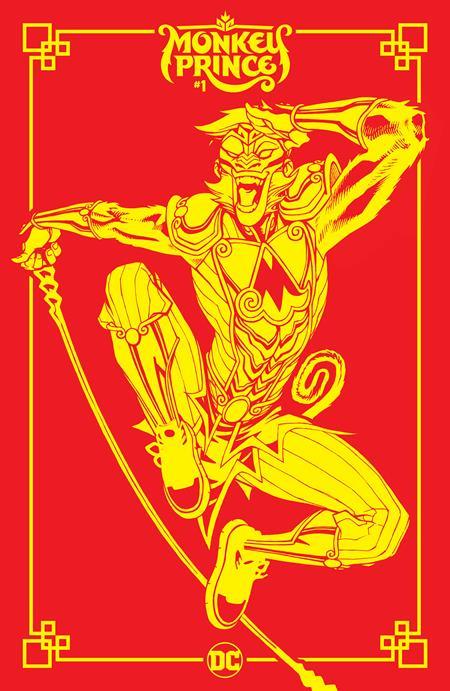 Monkey Prince #1 (of 12) Cvr F Gold Foil Red Envelope Card Stock Var (net) DC Comics Comic Book