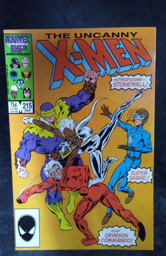 The Uncanny X-Men #215 1987 Marvel Comics Comic Book