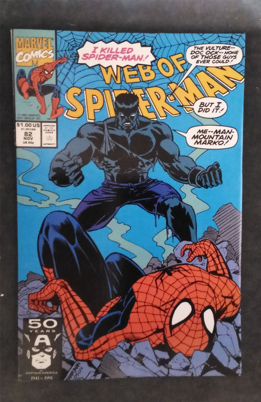 Web of Spider-Man #82 1991 marvel Comic Book