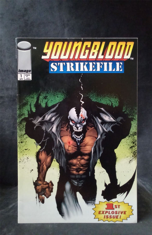 Youngblood Strikefile #1 Variant Cover 1993 Image Comics Comic Book