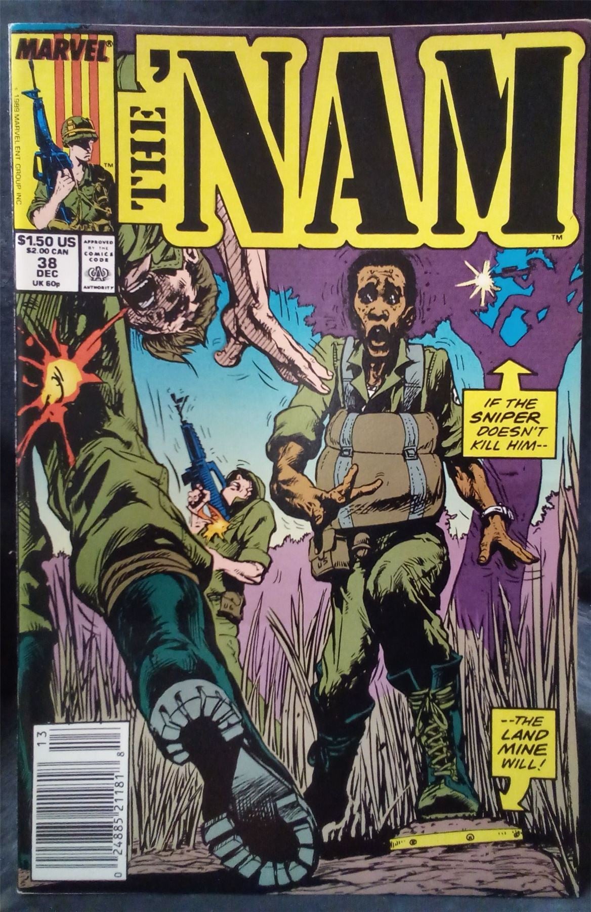 The 'Nam #38 1989 Marvel Comics Comic Book