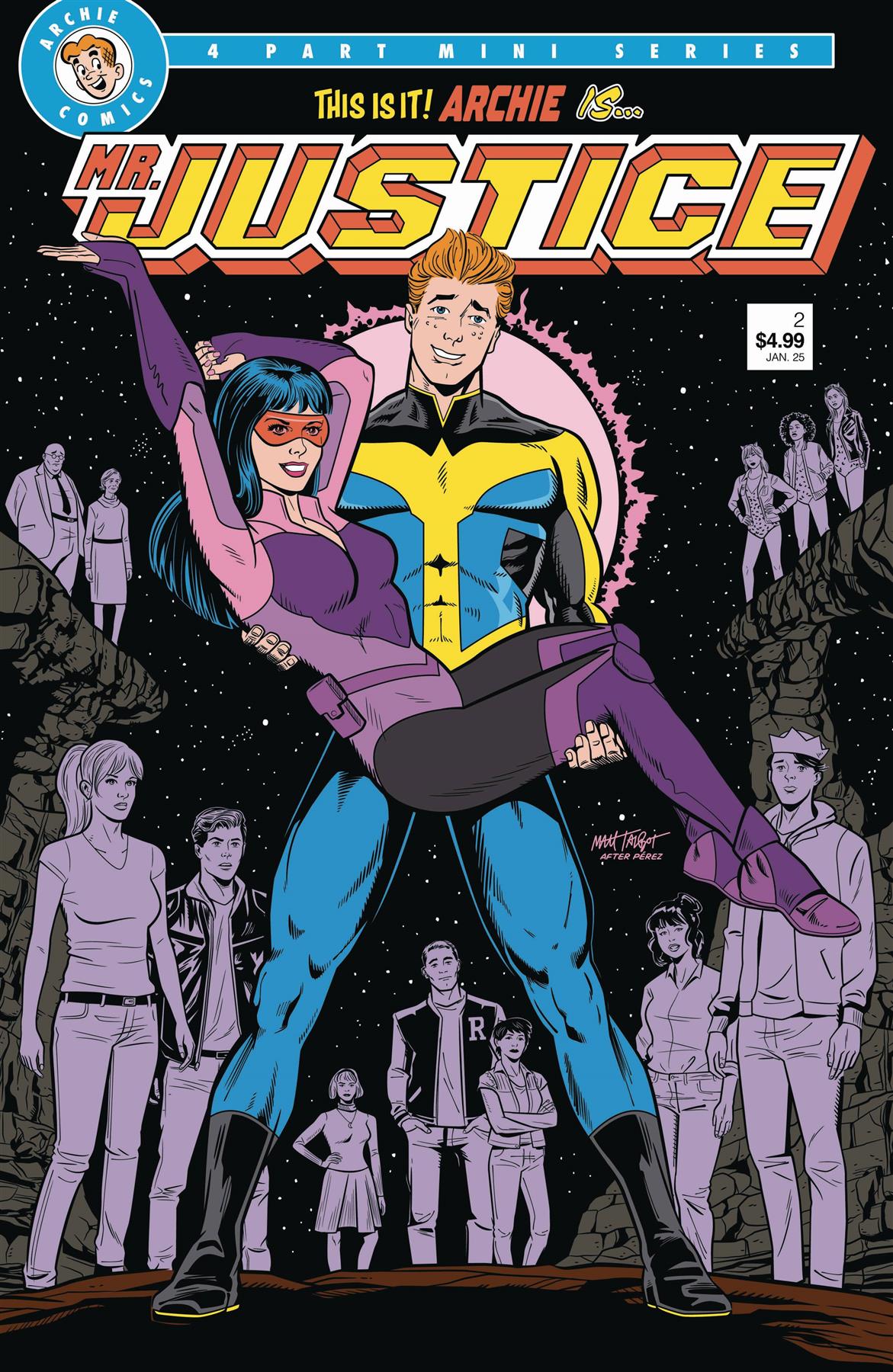 Archie Is Mr Justice #2 (of 4) Cvr C Matt Talbot Archie Comic Publications Comic Book