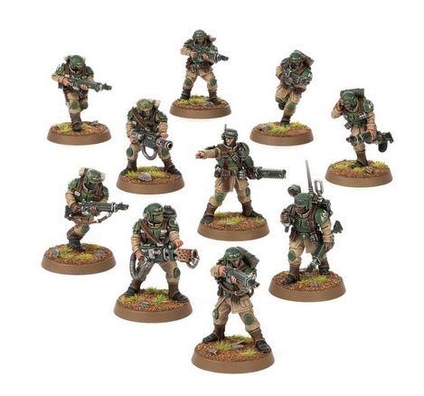 Warhammer 40k- Astra Militarum: Cadian Shock Troops 47-33 by Games Workshop