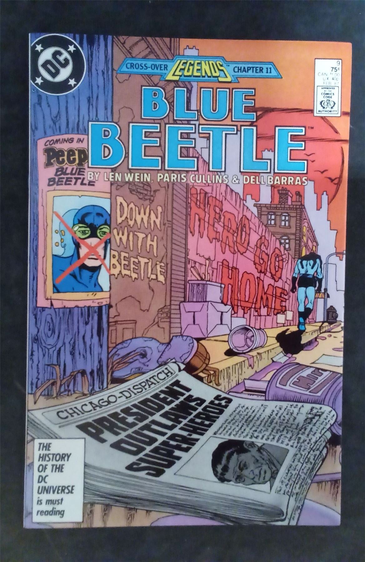Blue Beetle #9 1987 dc-comics Comic Book