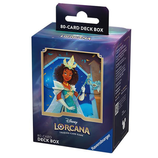 Disney Lorcana Shimmering Skies Deck Box Tiana TCG