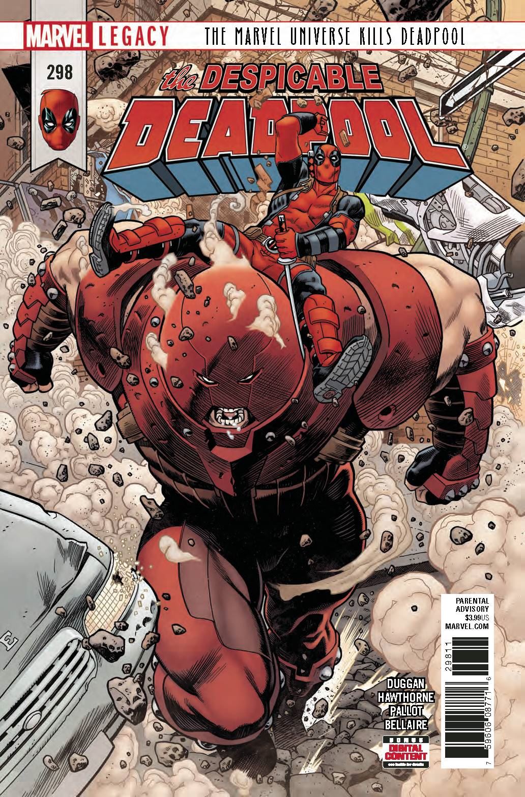 Despicable Deadpool #298 Leg (Leg) Marvel Comics Comic Book