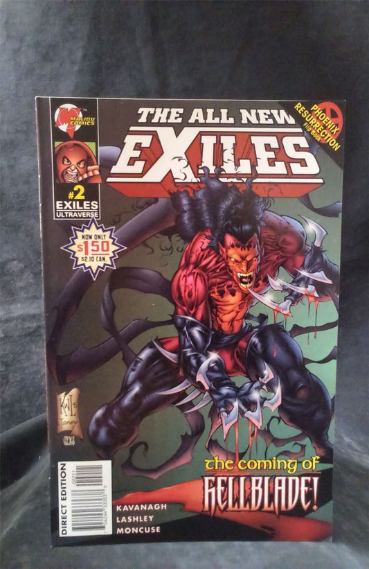 The All New Exiles #2 1995 malibu Comic Book