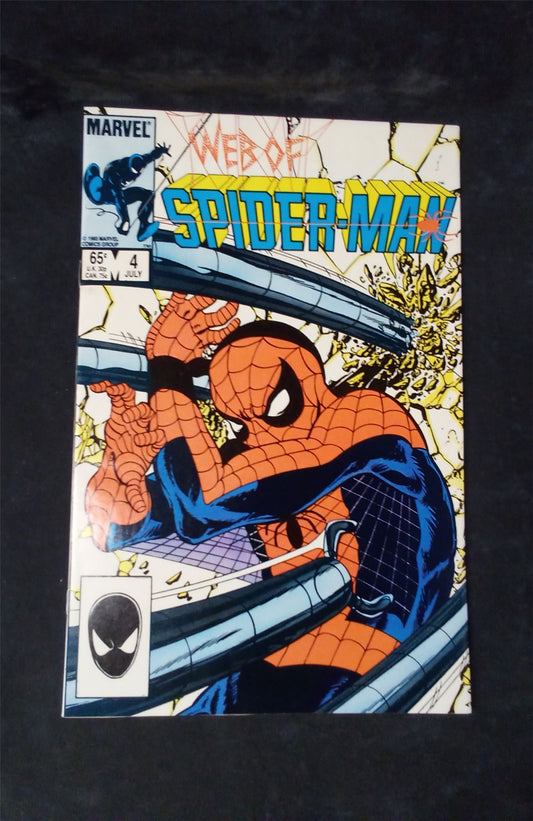 Web of Spider-Man #4 Direct Edition 1985 marvel Comic Book