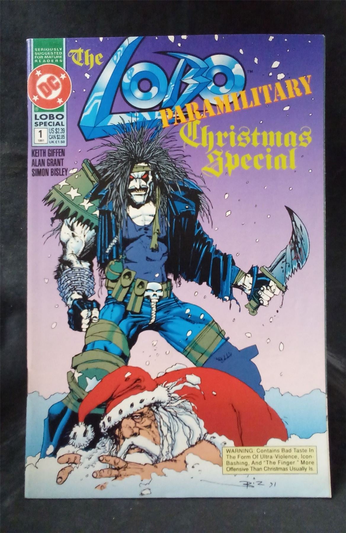 Lobo Paramilitary Christmas Special 1991 DC Comics Comic Book