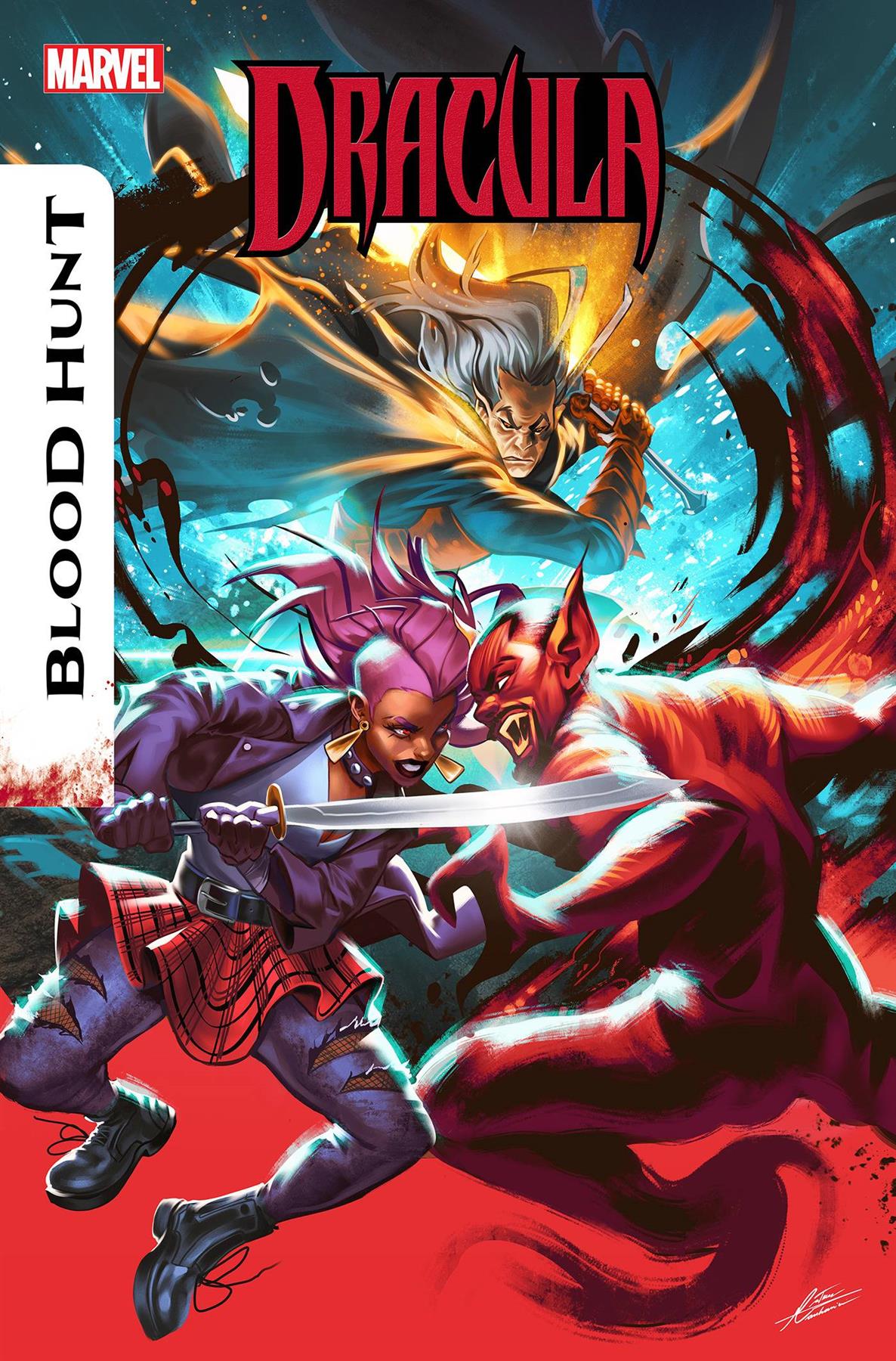 Dracula Blood Hunt #3 Mateus Manhanini Var Marvel Prh Comic Book