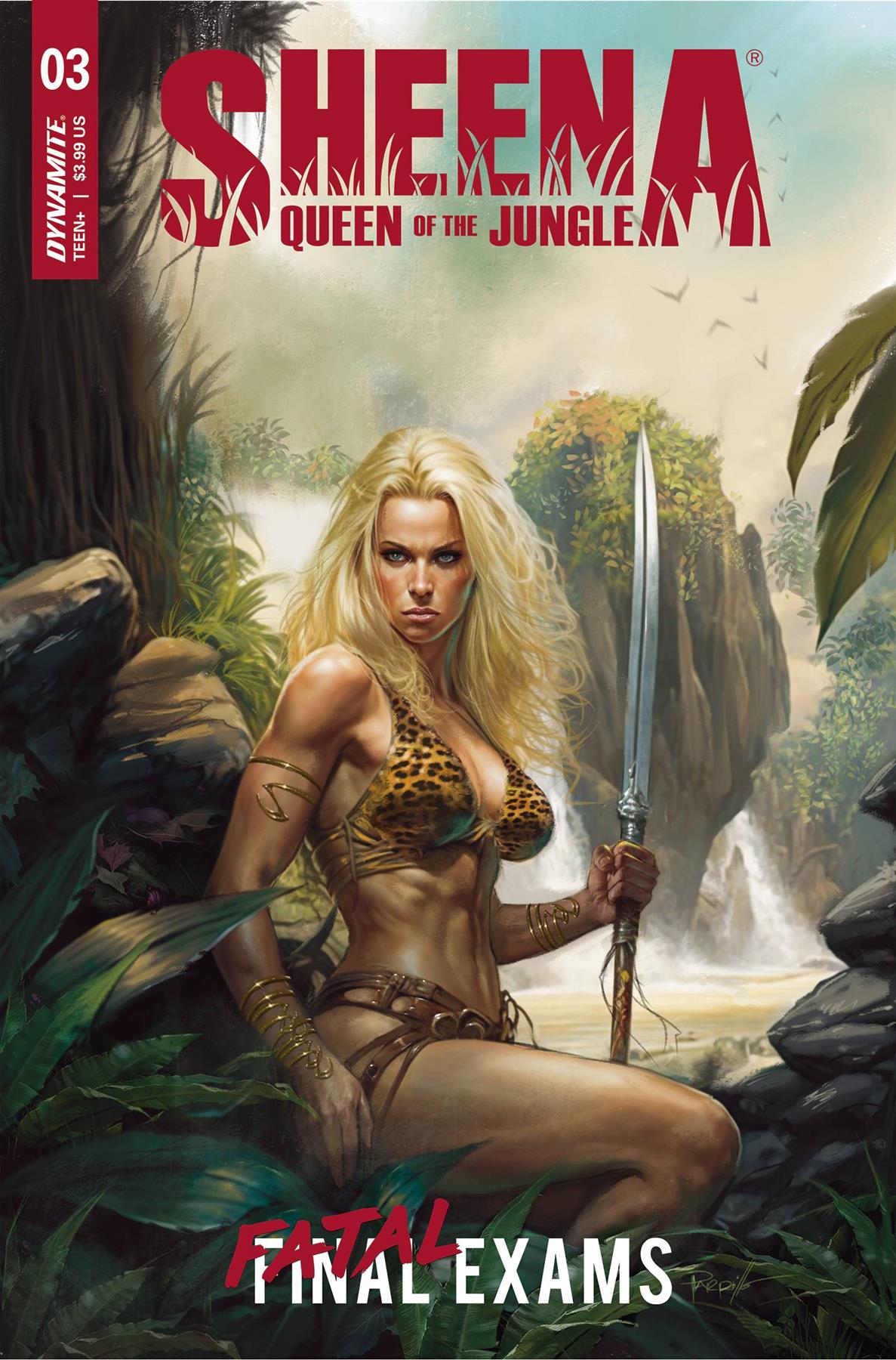 Sheena Queen Of Jungle #3 Cvr A Parrillo Dynamite Comic Book