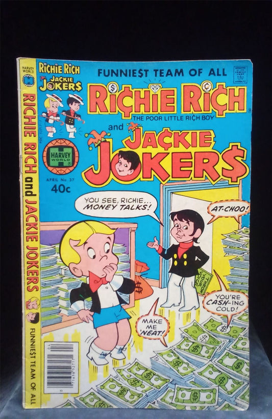 Richie Rich & Jackie Jokers #37 1980 Harvey Comic Book
