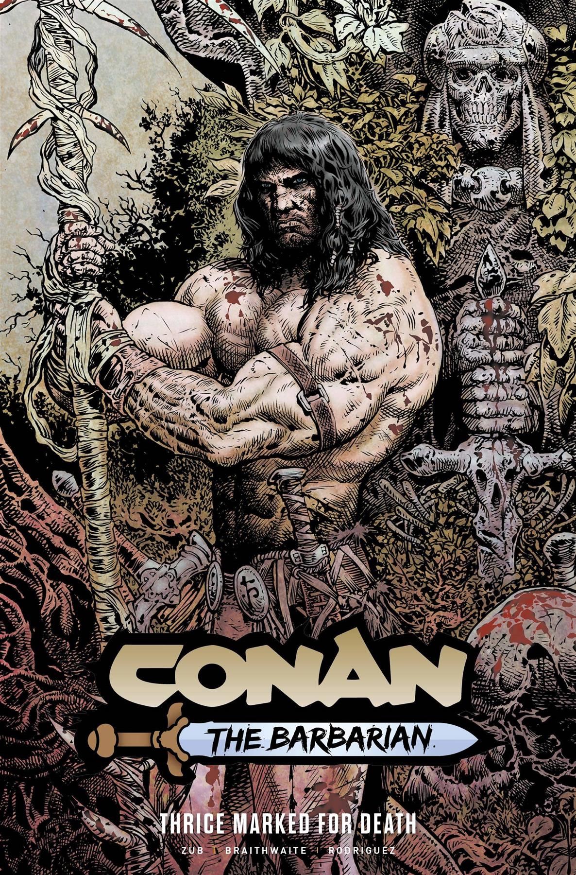 Conan Barbarian Tp Vol 02 Dm Sharp Ed (mr) (c: 0-1-2) Titan Comics Comic Book