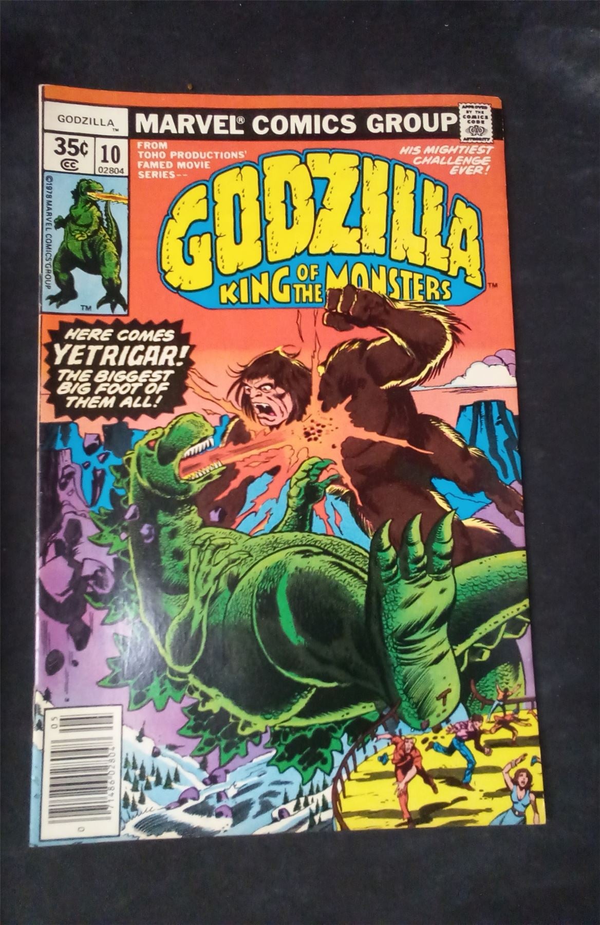 Godzilla #10 1978 marvel Comic Book