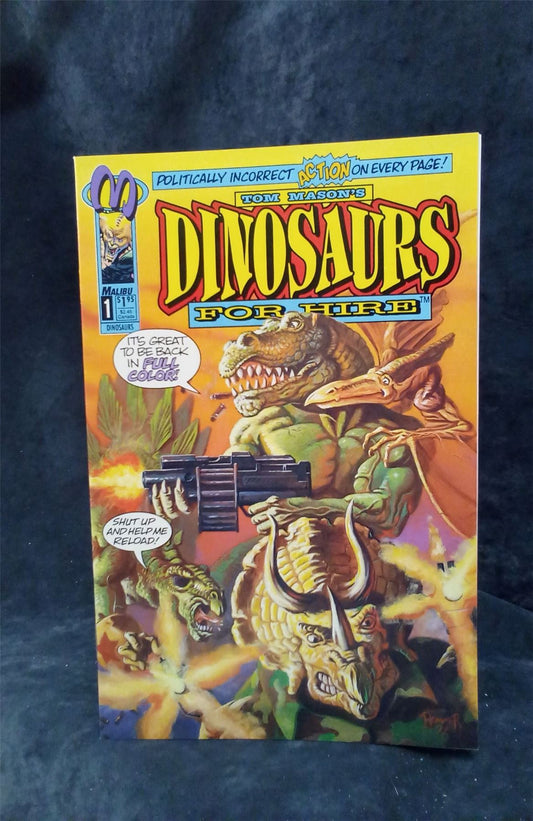 Dinosaurs for Hire #1 1993 malibu Comic Book