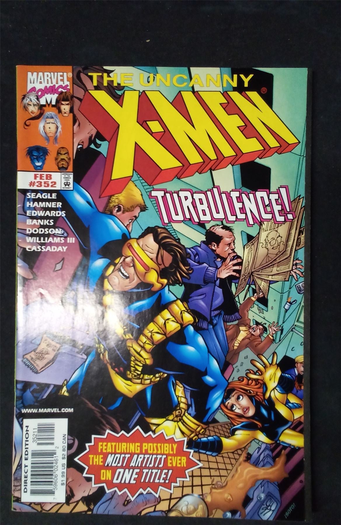 The Uncanny X-Men #352 1998 marvel Comic Book