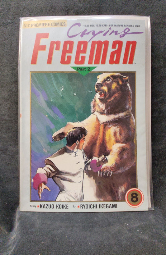 Crying Freeman Part 2 #8 1990 viz Comic Book