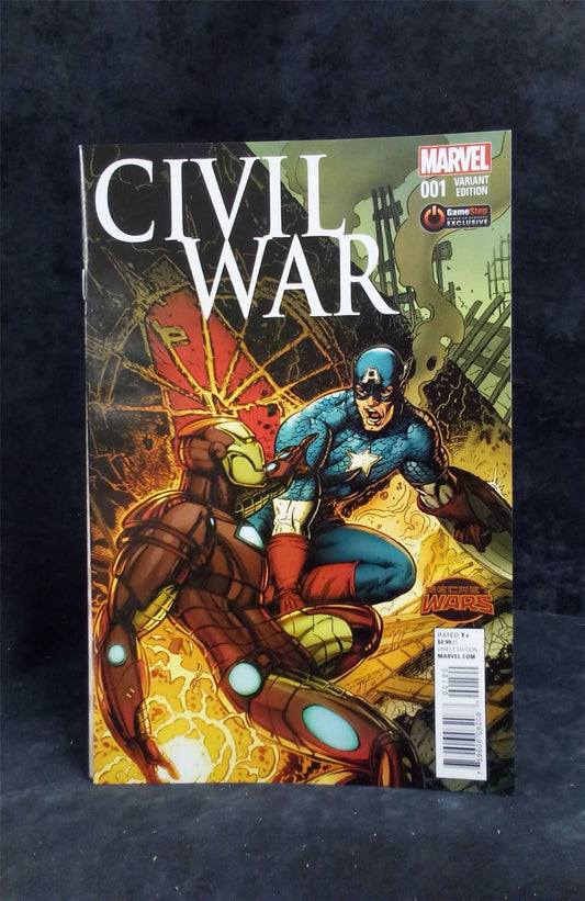Civil War #1 Gamestop Cover 2015 Marvel Comics Comic Book
