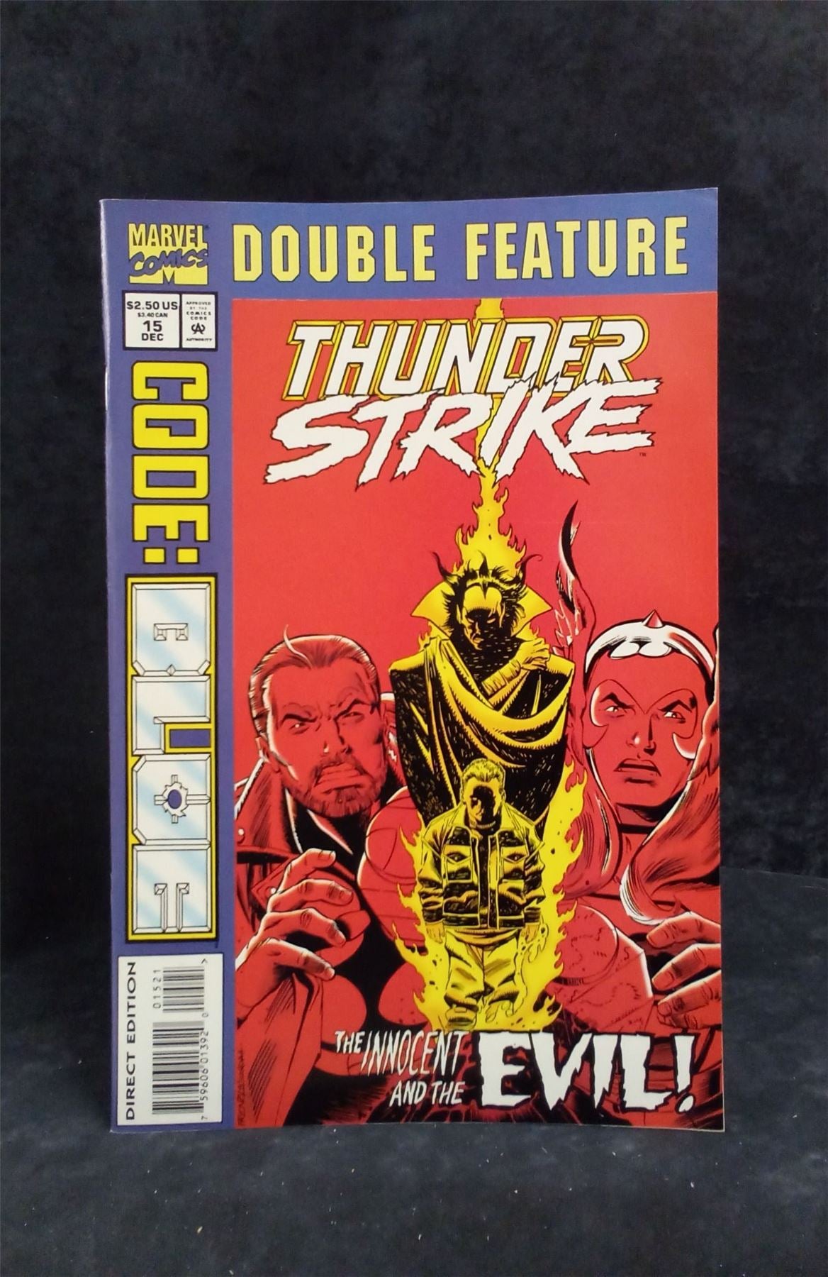 Marvel Comics Double Feature... Thunderstrike/Code: Blue #15 1994 Marvel Comics Comic Book