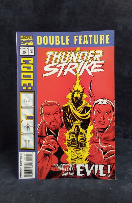 Marvel Comics Double Feature... Thunderstrike/Code: Blue #15 1994 Marvel Comics Comic Book
