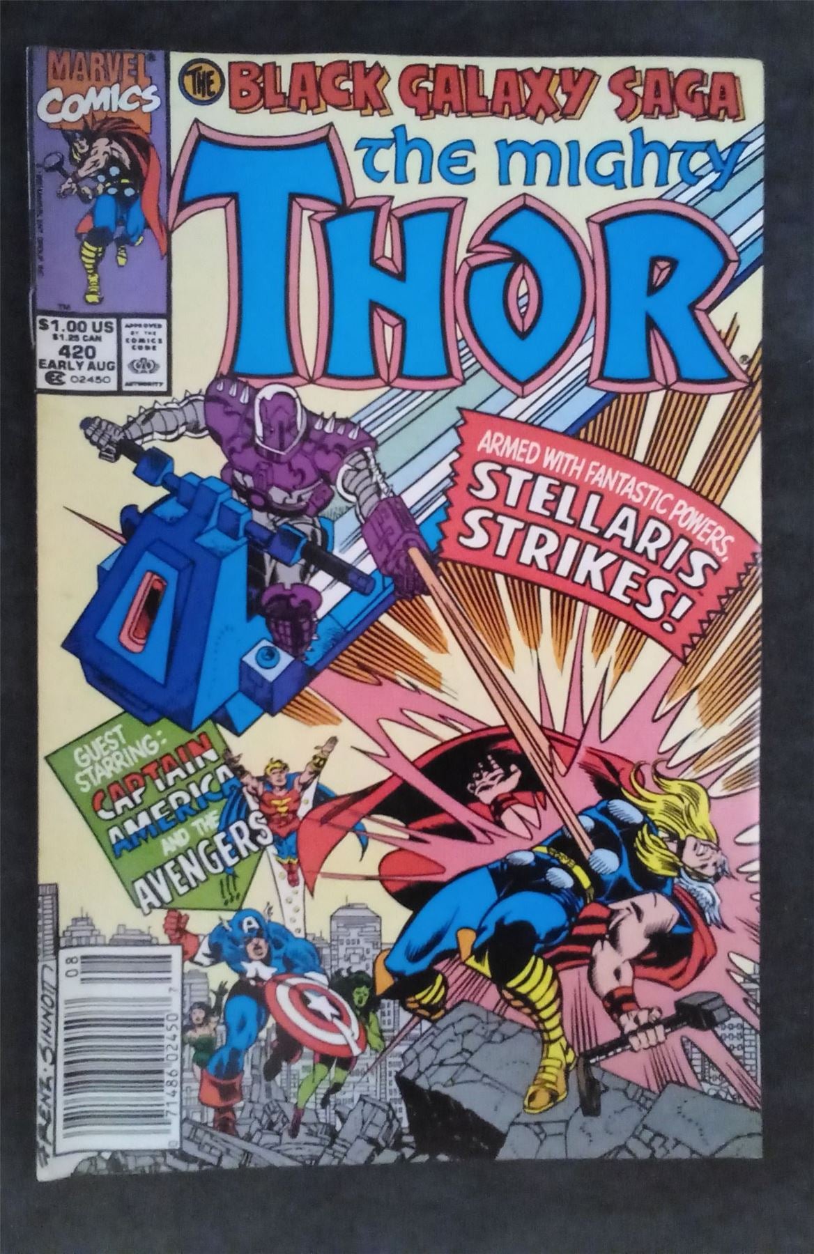 The Mighty Thor #420 1990 marvel Comic Book