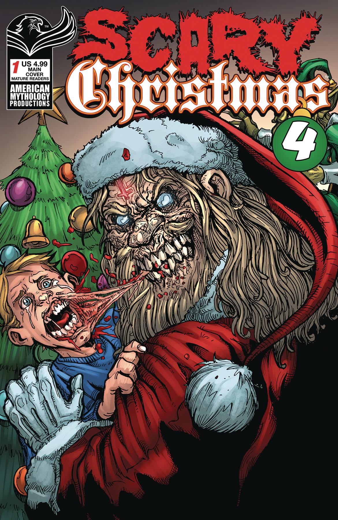 Scary Christmas Iv Cvr A Calzada (mr) American Mythology Productions Comic Book