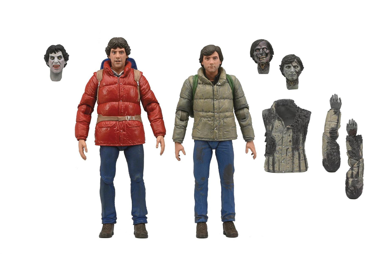 An American Werewolf in London Jack & David 2 pack Action Figure by NECA