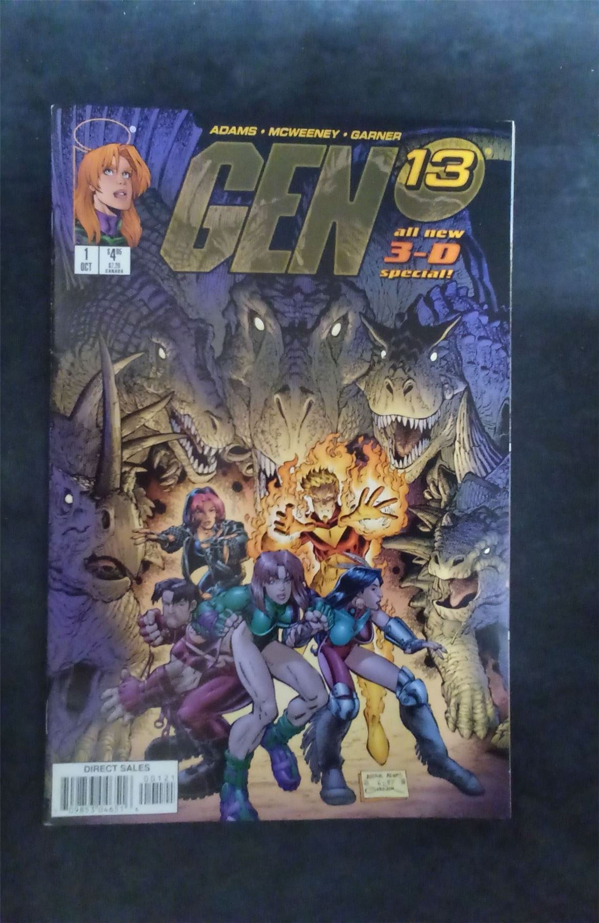 Gen 13 3-D Special Variant Cover 1997 Image Comics Comic Book