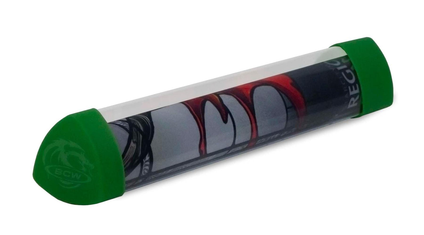 BCW Playmat Tube with Dice - Green