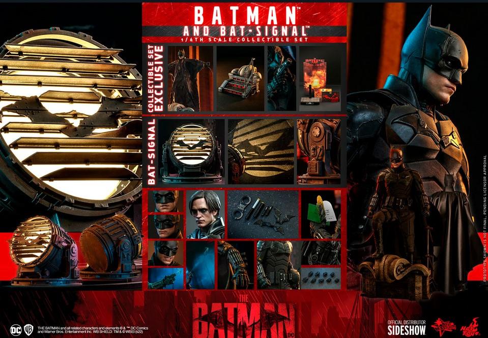 Batman and  Bat-Signal 1/6 Scale Action Figure DC Hot Toys
