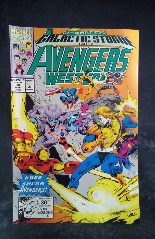 Avengers West Coast #80 1992 Marvel Comics Comic Book