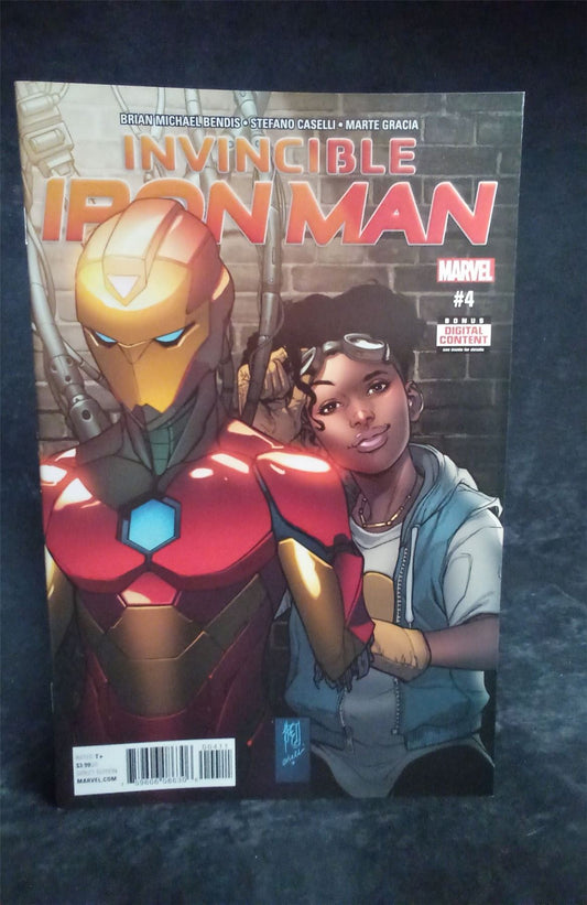Invincible Iron Man #4 2017 Marvel Comics Comic Book