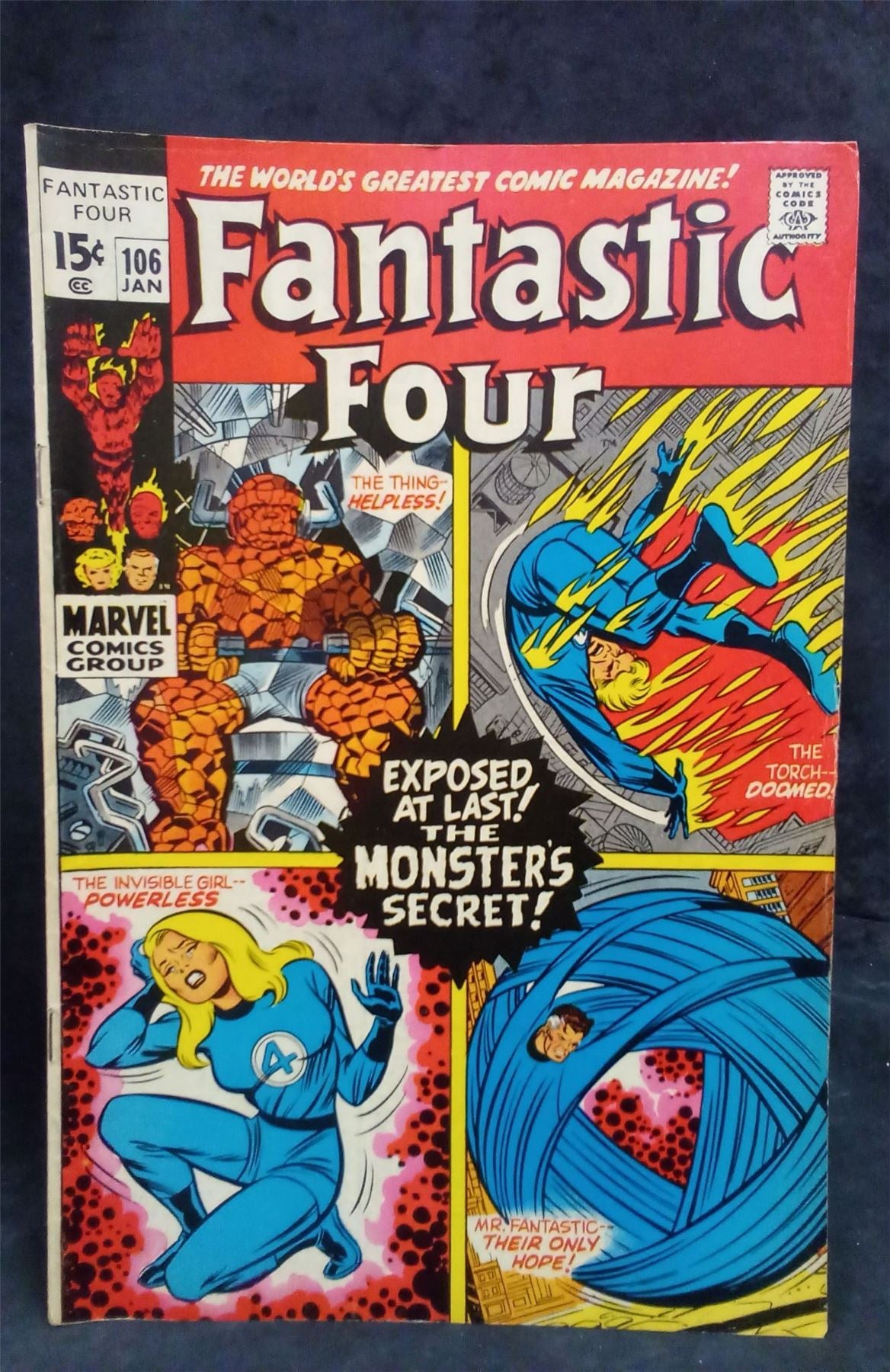 Fantastic Four #106 1971 Marvel Comics Comic Book
