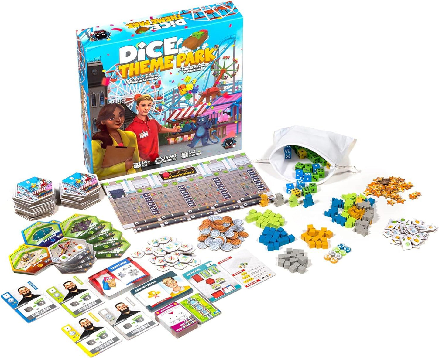 Dice Theme Park Board Game by Alley Cat Games