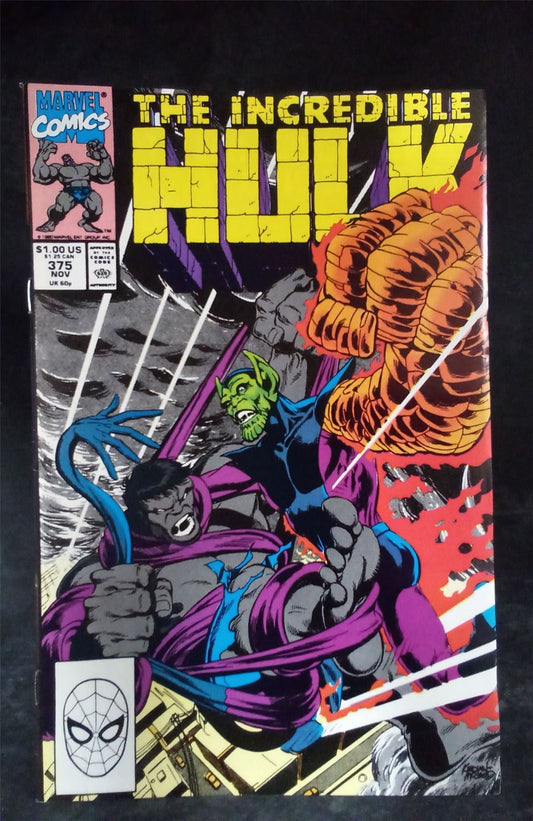 The Incredible Hulk #375 1990 Marvel Comic Book