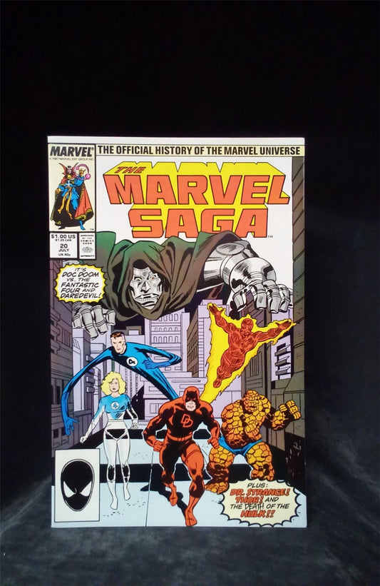 The Marvel Saga The Official History of the Marvel Universe #20 1987 Marvel Comics Comic Book