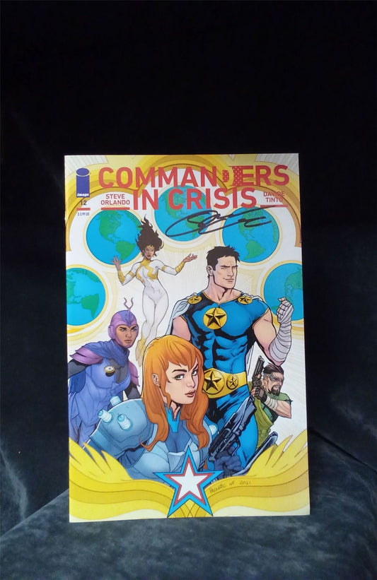 Commanders in Crisis #12 Cover B signed by Steve Orlando 2021 image-comics Comic Book