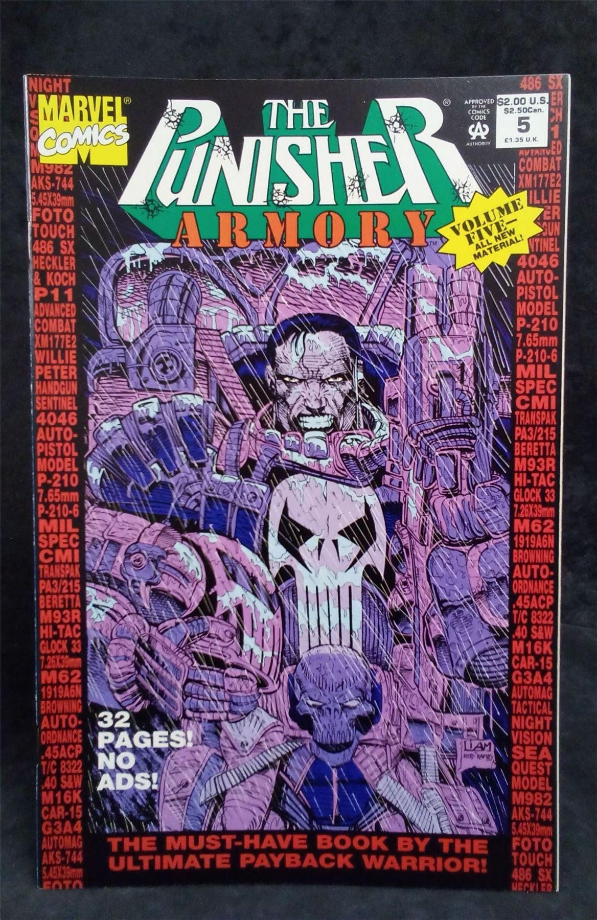 The Punisher Armory #5 1993 Marvel Comics Comic Book